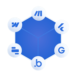 Nocode/lowcode rapid development Icon