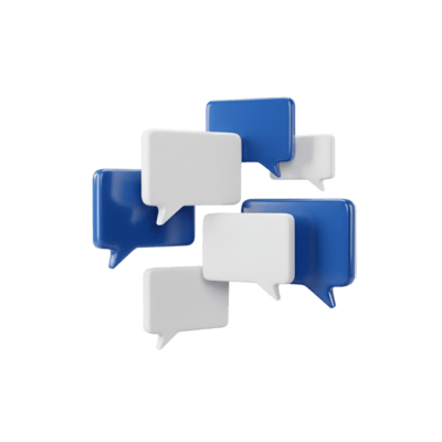 A drawn picture of a woman looking at computer screen