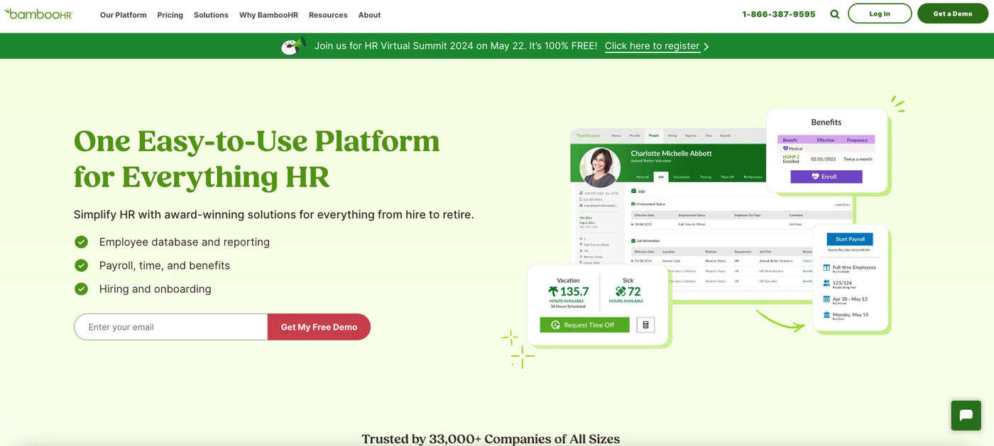 BambooHR website