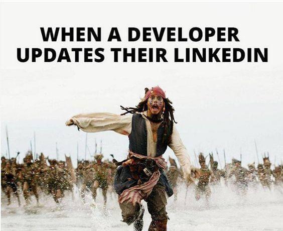 Developer updates LI meme