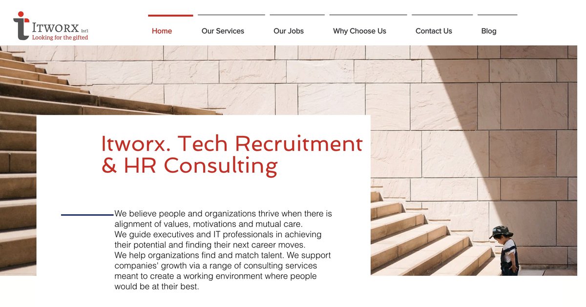 Itworx website screenshot