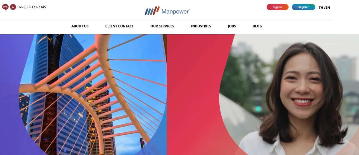 Manpower website