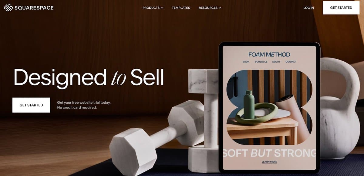 Squarespace website