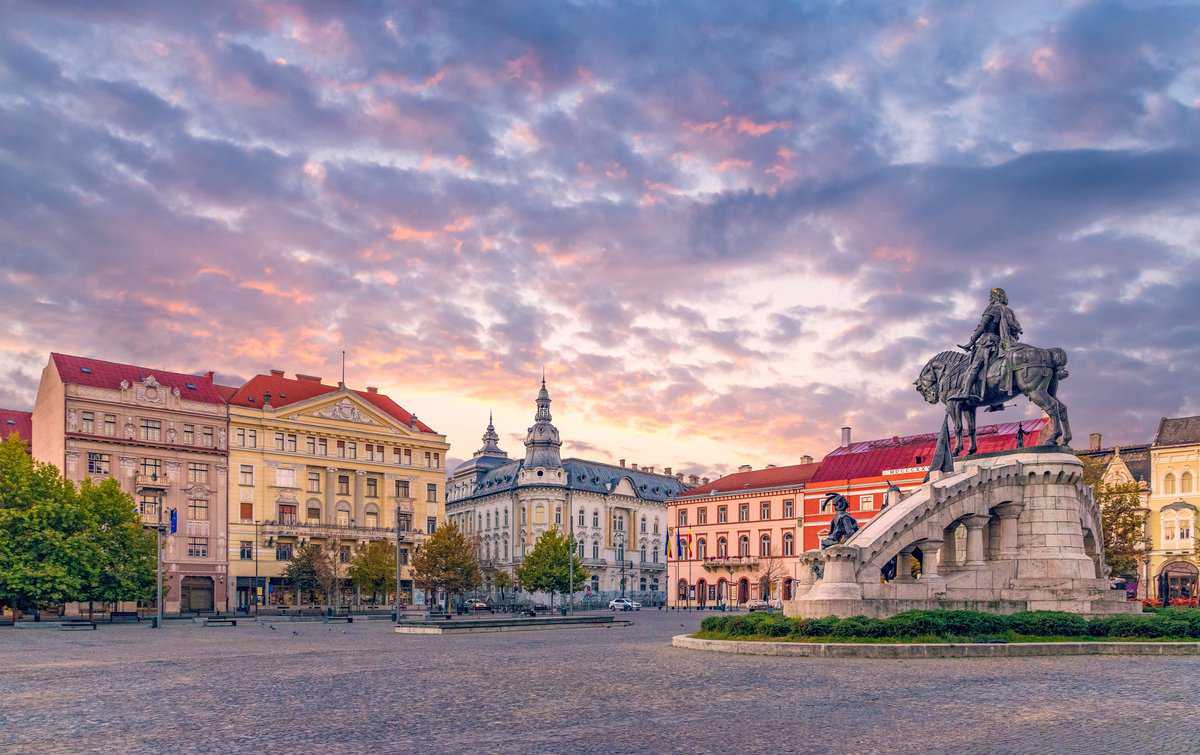 Cluj-Napoca city view