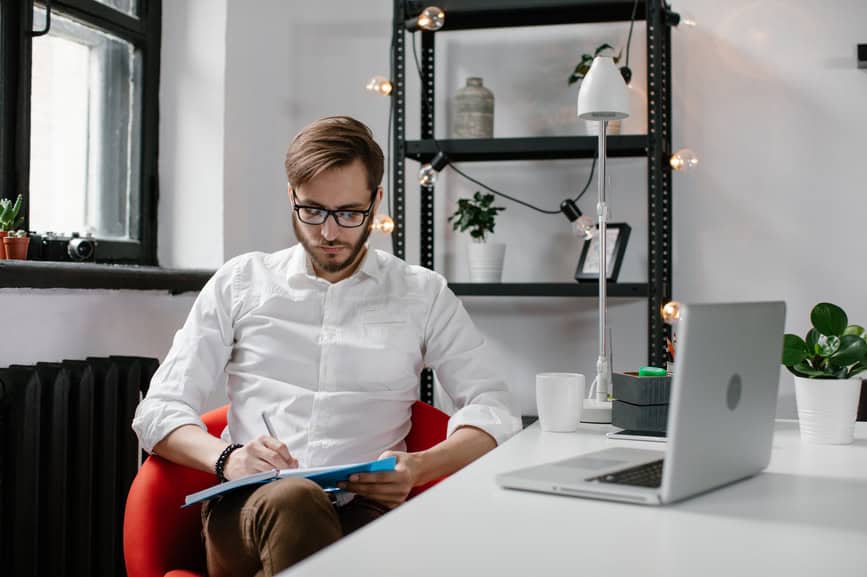 Man working in office