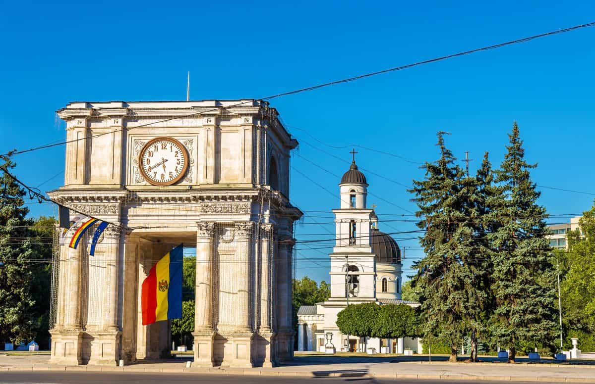 The Triumphal Arch in Chisinau