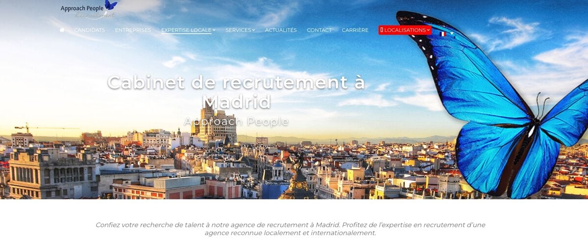 Approach People Recruitment website