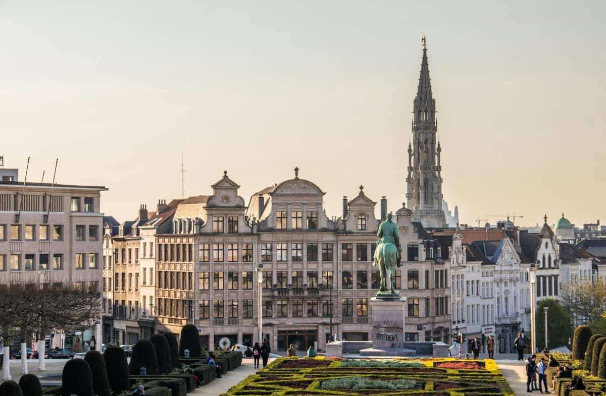 Brussels city view