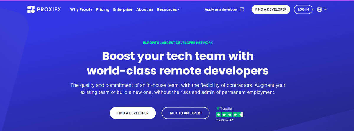 Proxify website