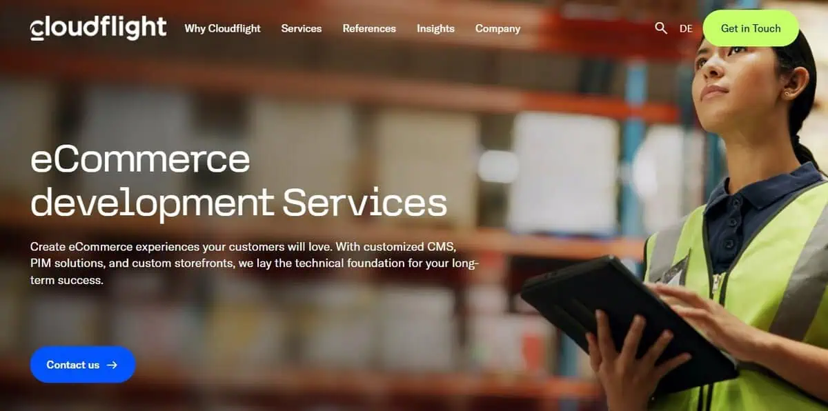 Cloudflight website