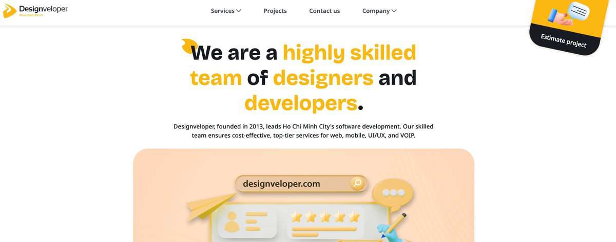 Designveloper website