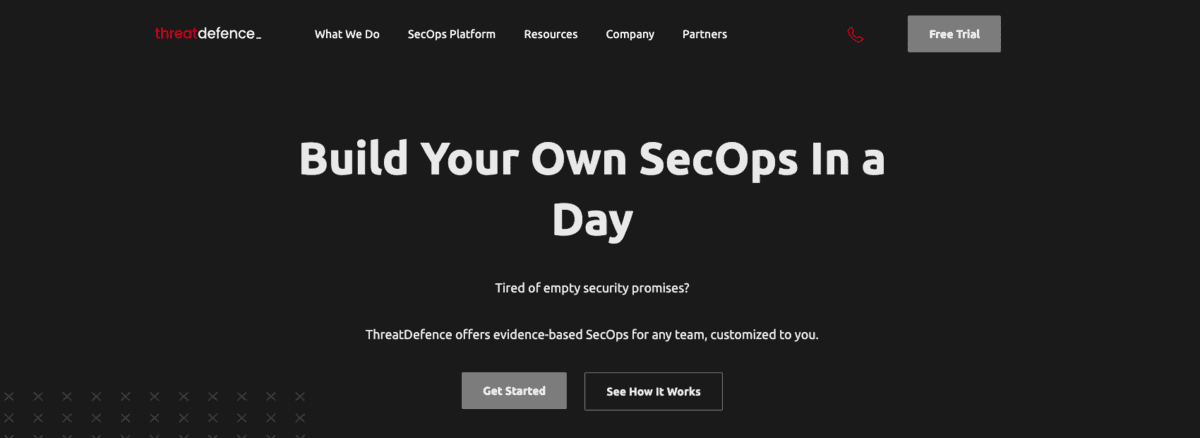 ThreatDefence Technology website