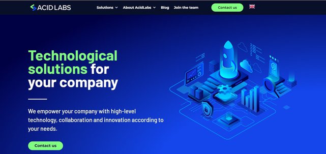 Acid Labs website