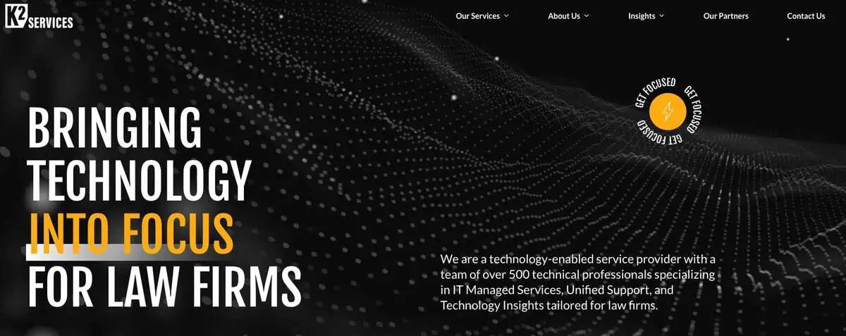 K2 Services webpage
