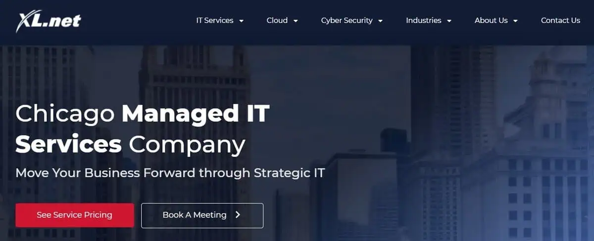 XL webpage