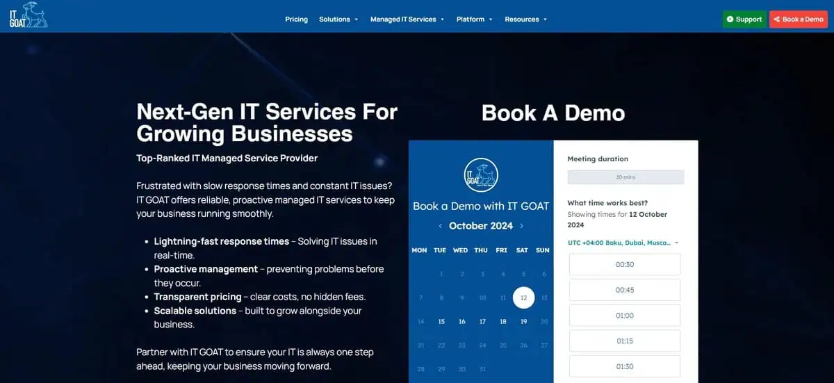 It Goat webpage