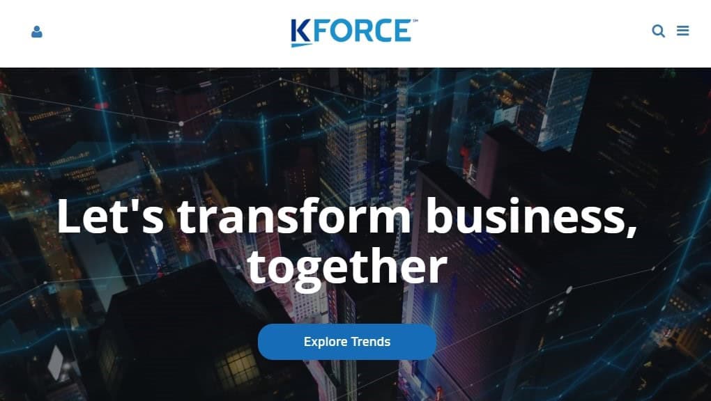 Kforce website