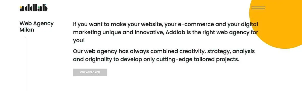 Addlab Website Screenshot