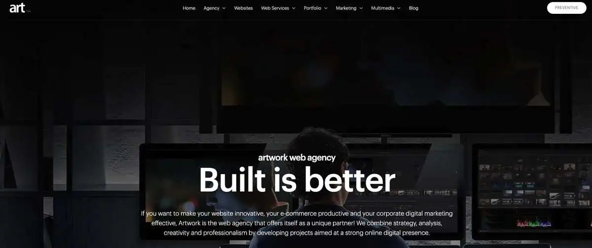 Artwork Website Screenshot