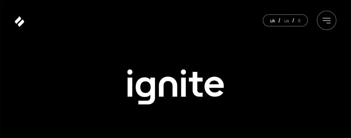 Ignite Website Screenshot