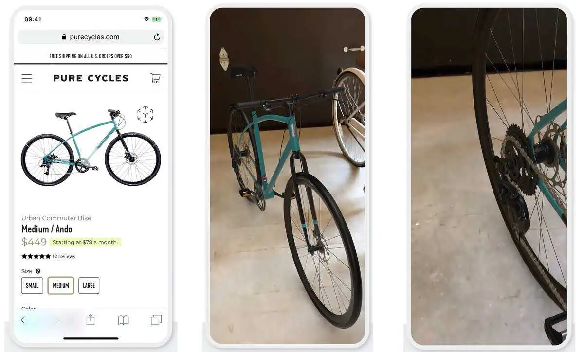 Shopify’s AR feature
