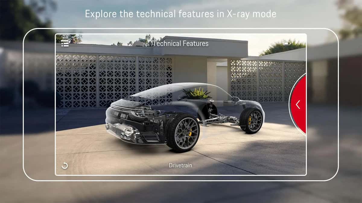 Porsche AR app testimonial