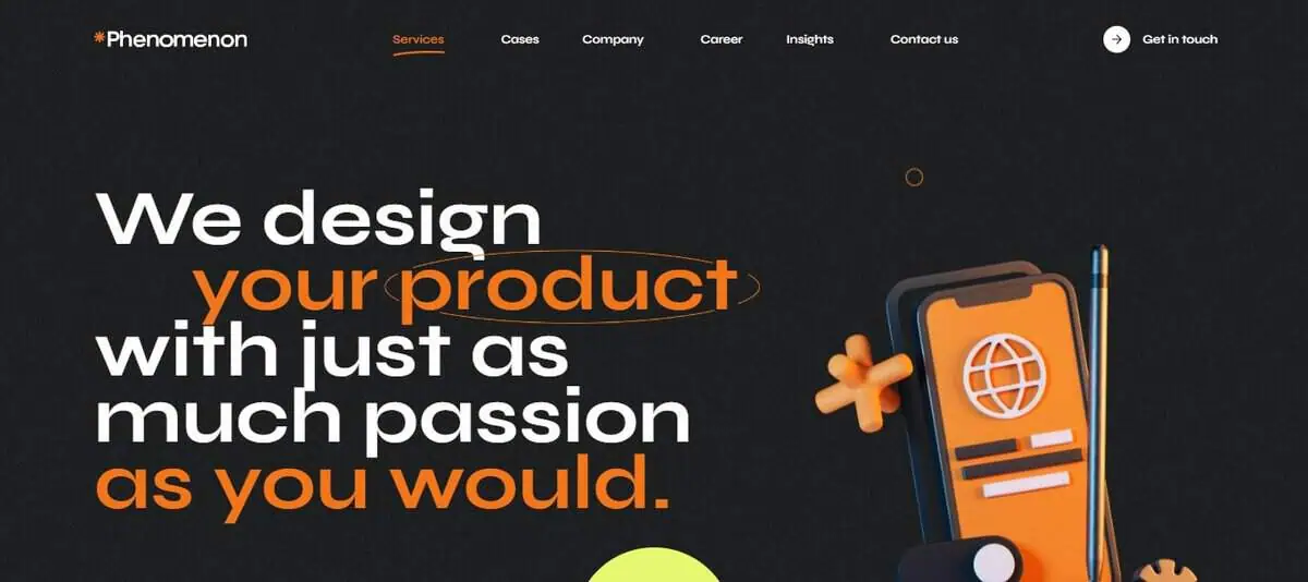 Phenomenon Studio website