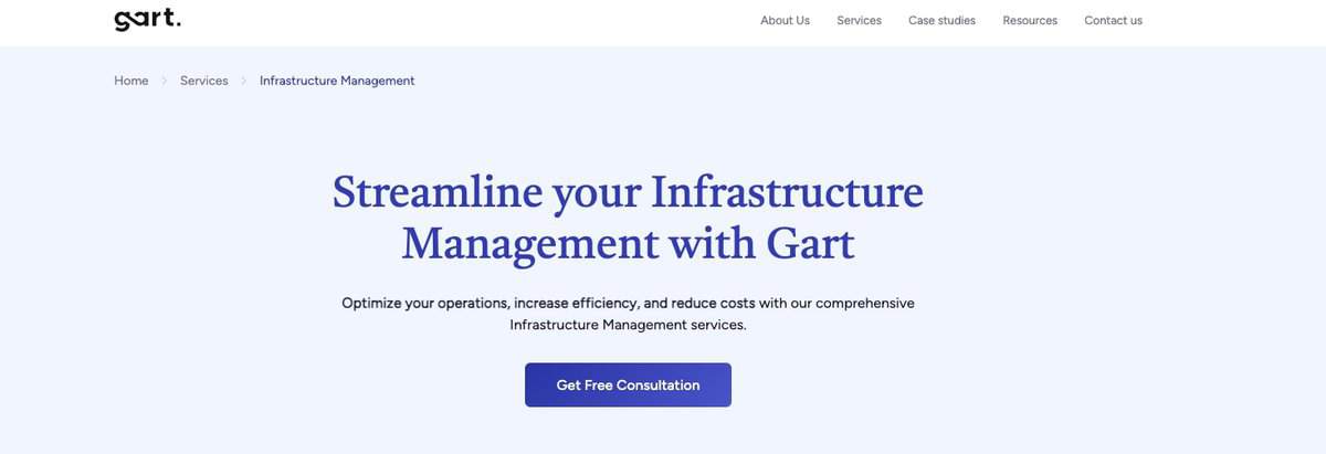 Gart Webpage testimonial