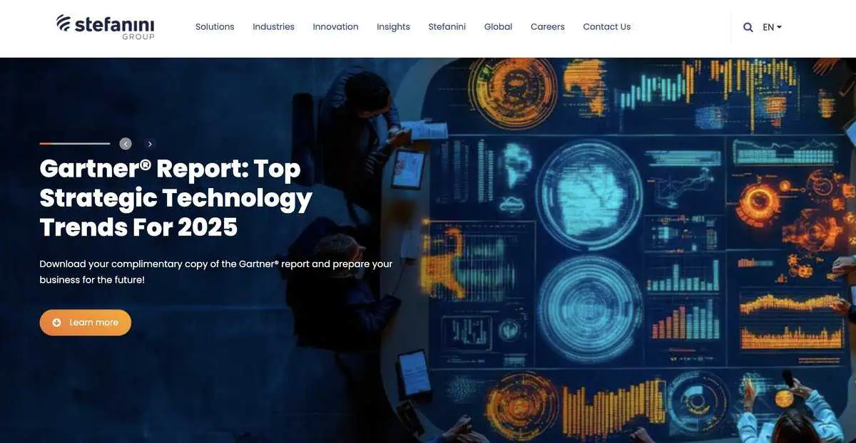 Stefanini Group Webpage
