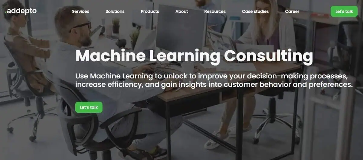addepto Webpage