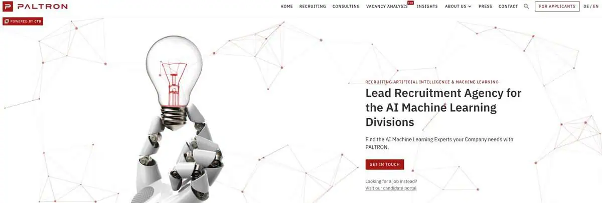 Paltron website