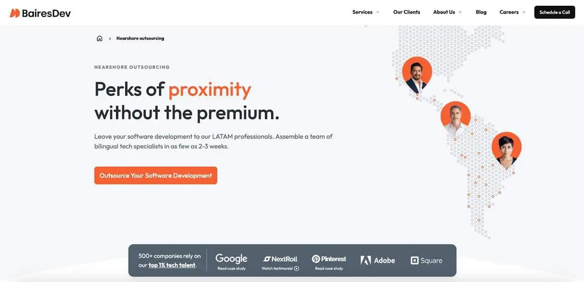 BairesDev Website