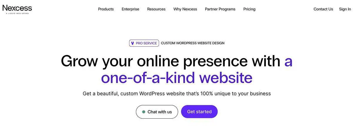 Nexcess Webpage