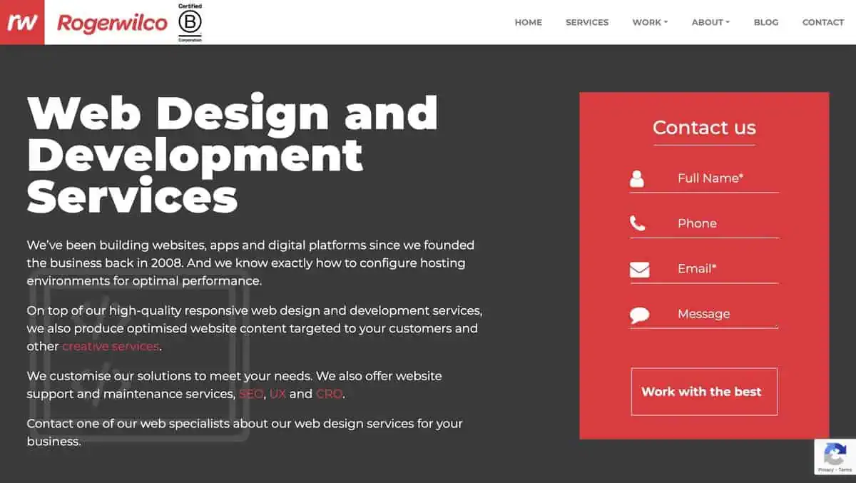 Rogerwilco webpage