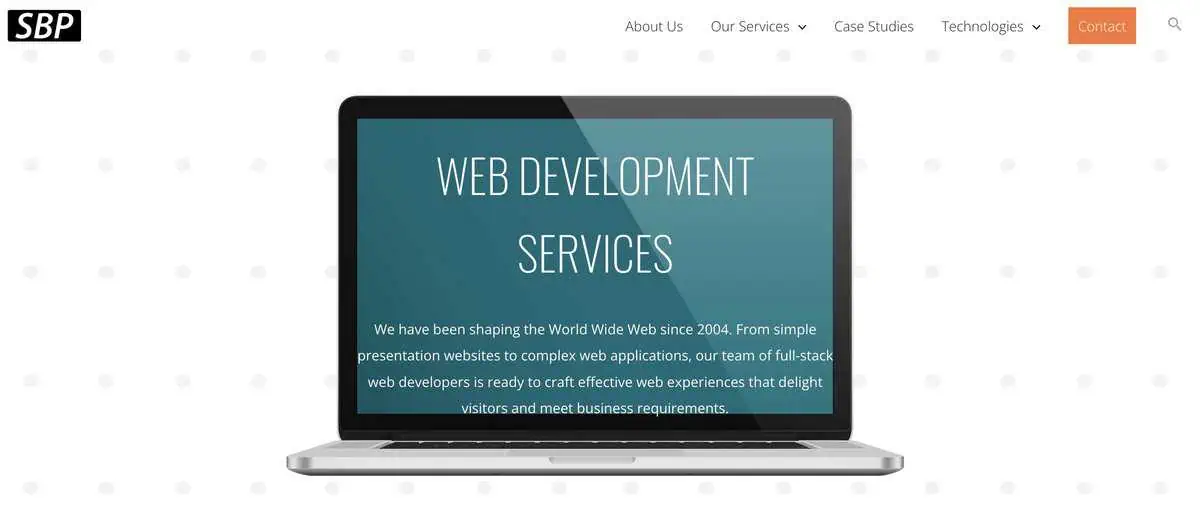 SBP webpage