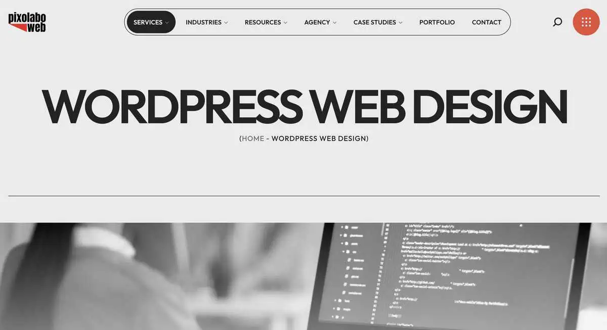 PixoLabo Web Design Webpage