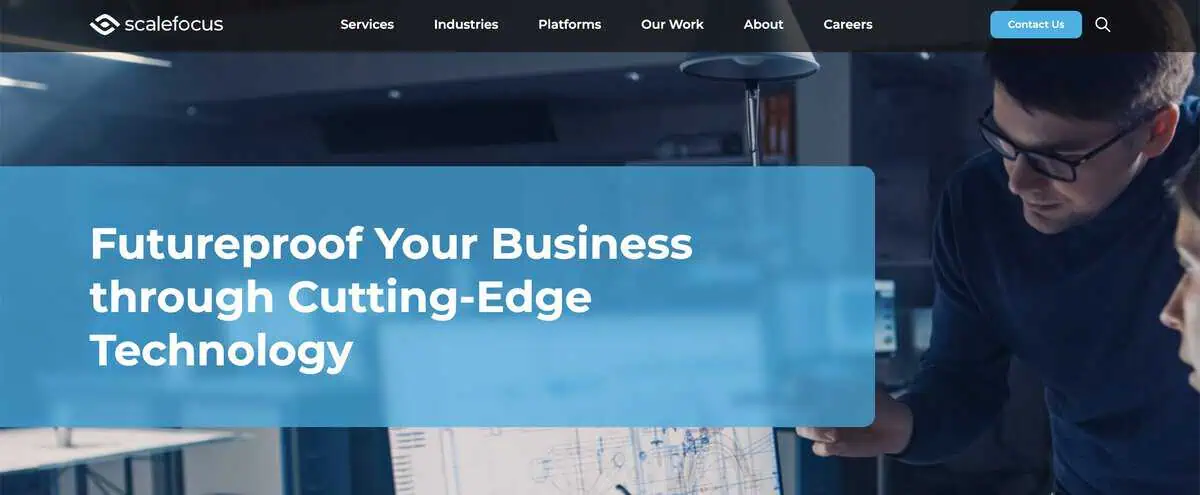 Scalefocus website image