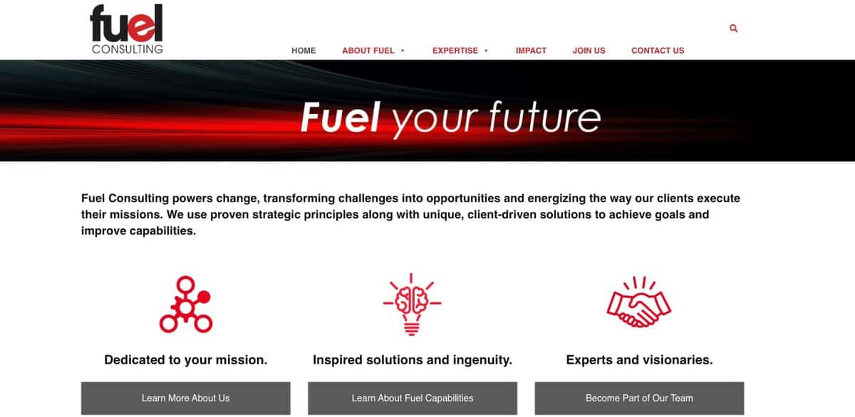 Fuel website testimonial