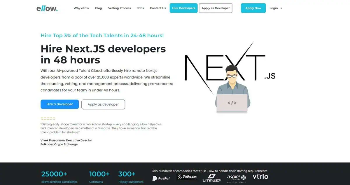 Ellow webpage