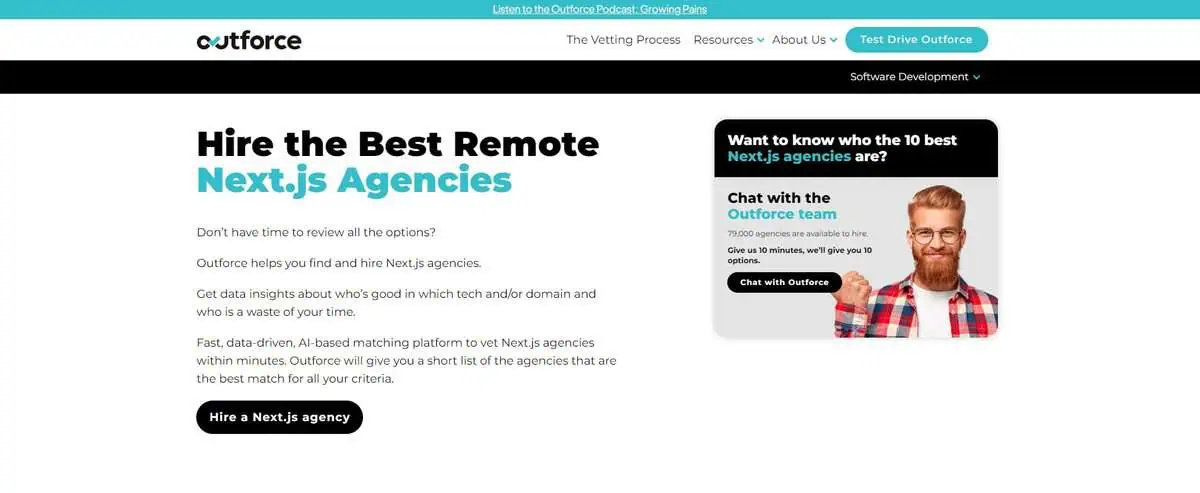 Outforce webpage