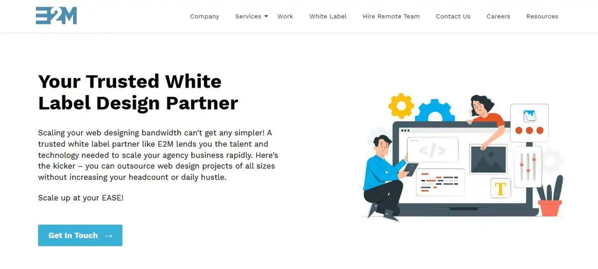 E2M webpage