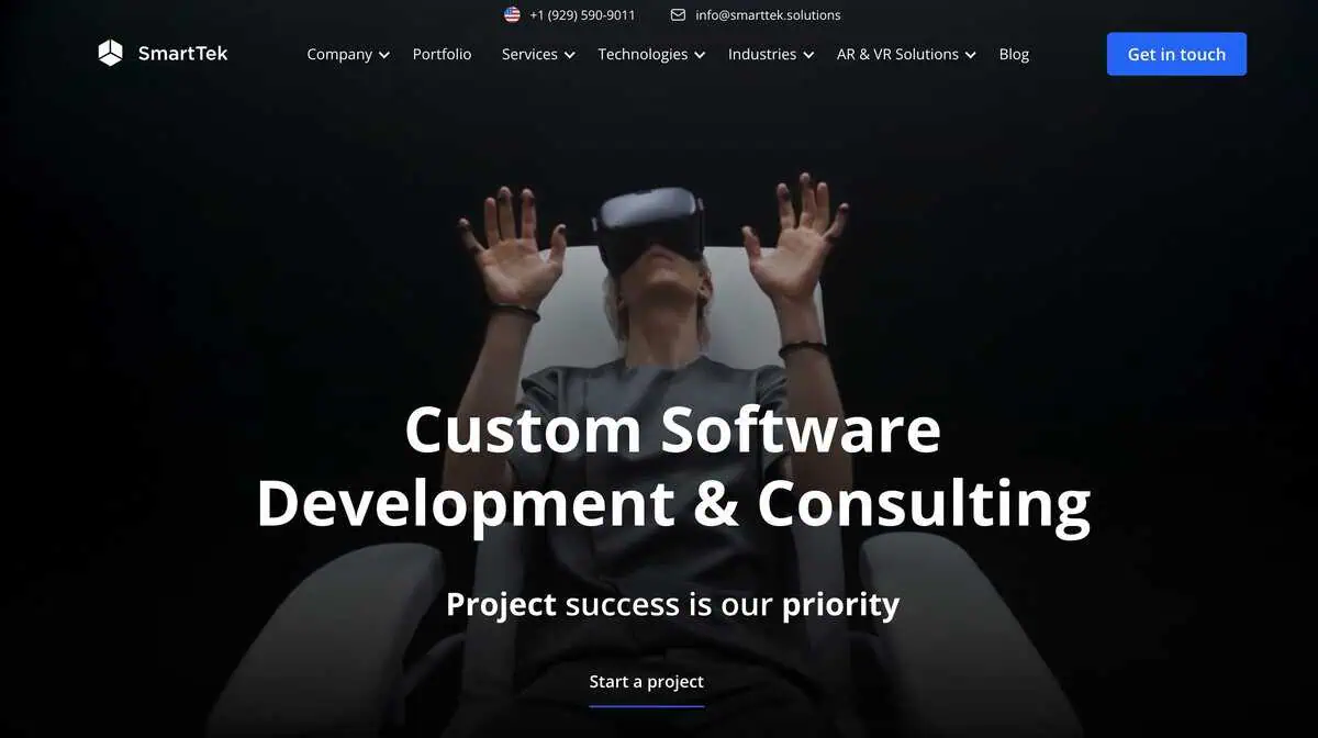 SmartTek webpage