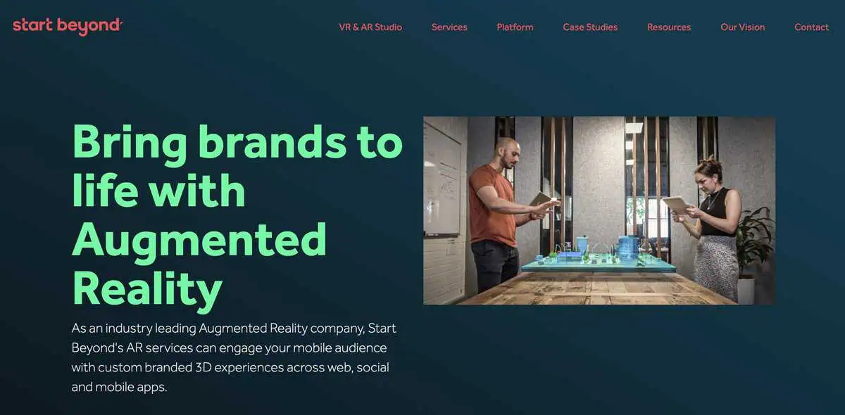 Start Beyond webpage