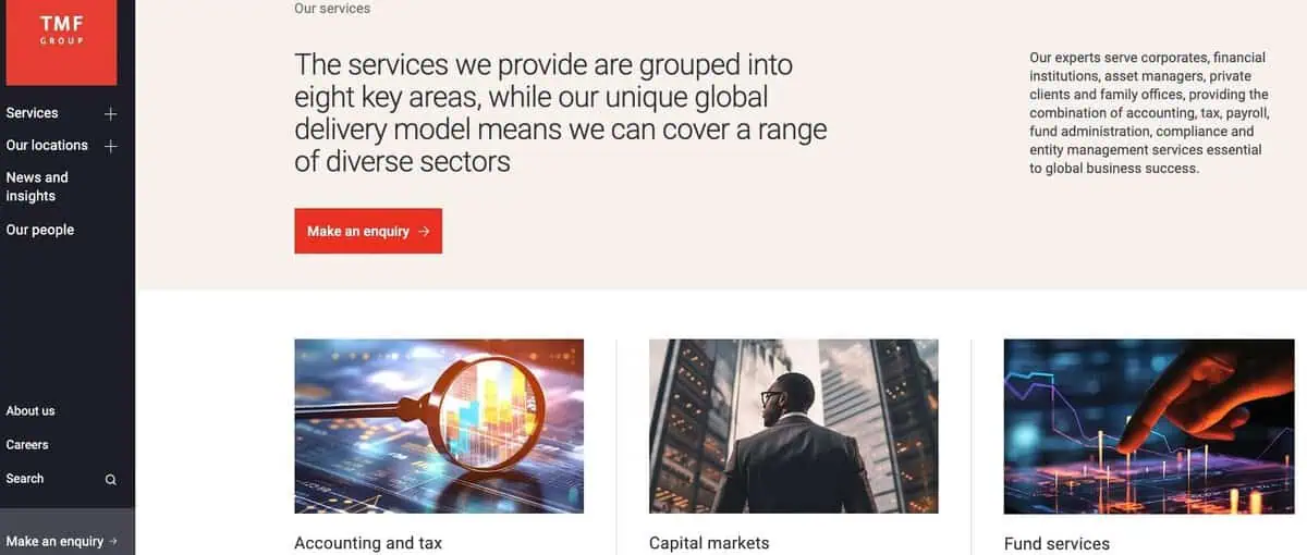 TMF webpage