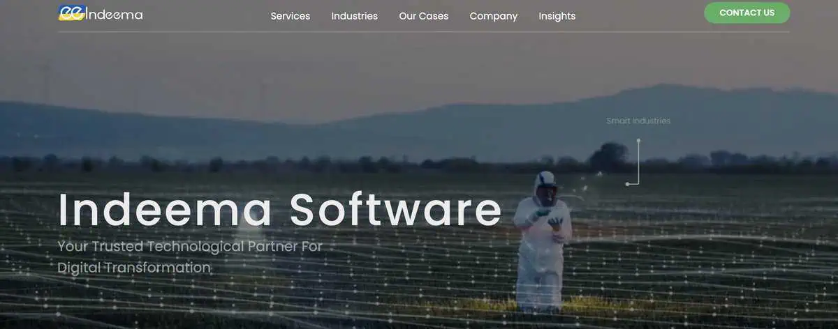 Indeema webpage