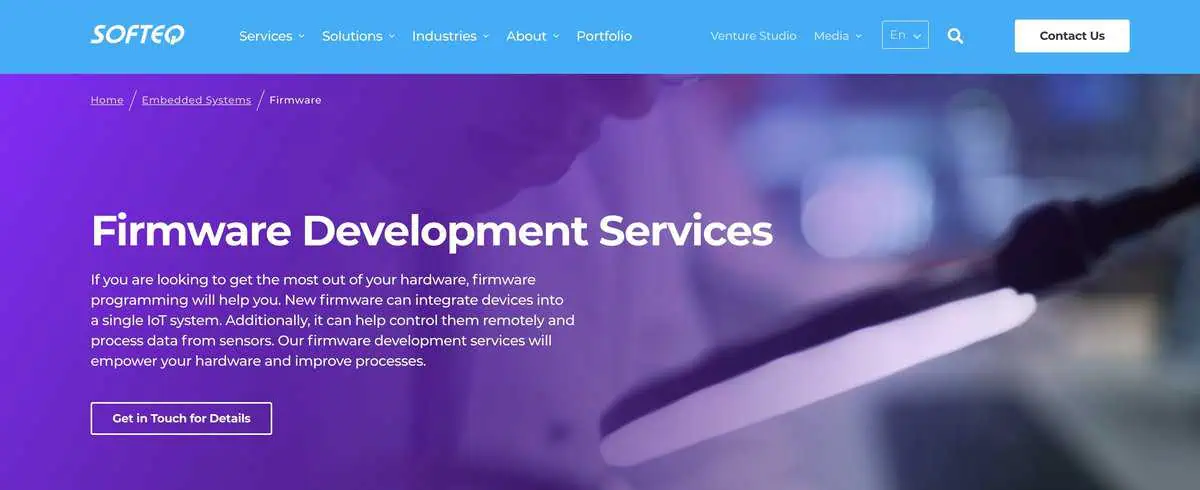 Softeq webpage