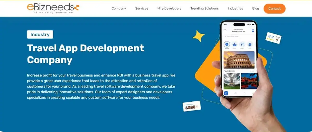 Business Network webpage
