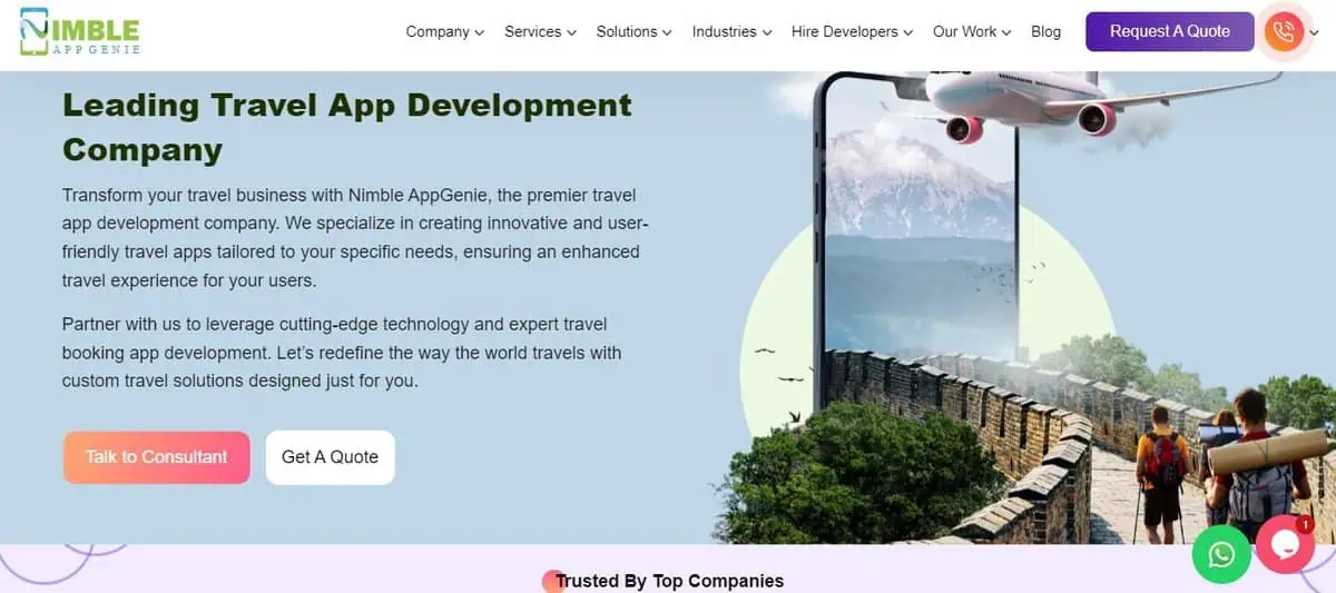 Techmedics webpage