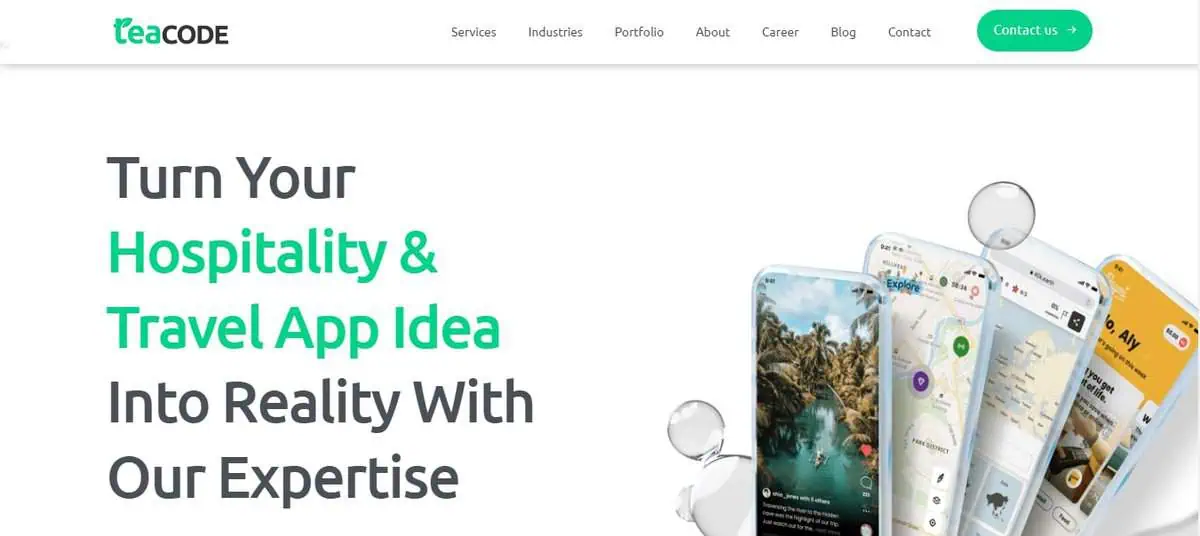 Techmedics webpage
