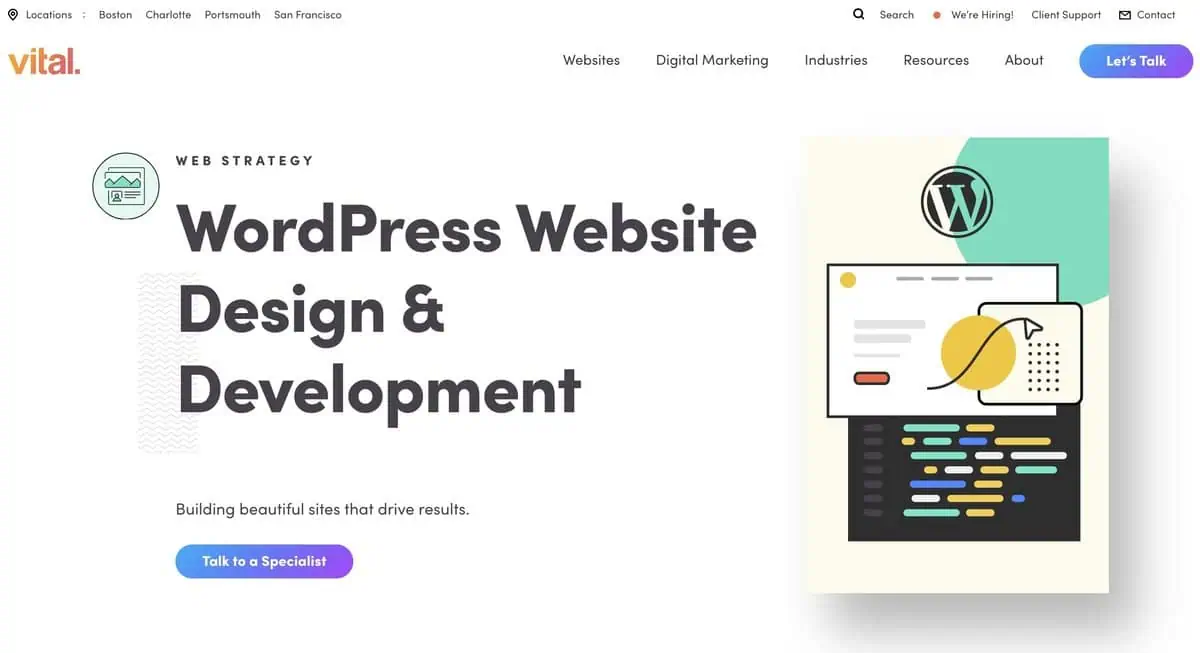 Vital Design Webpage